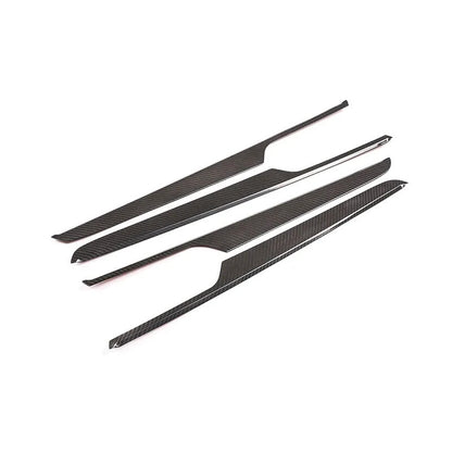 Real Carbon Fiber Interior Door Panel Trim Cover For Porsche Macan 95B 14-20 US 8