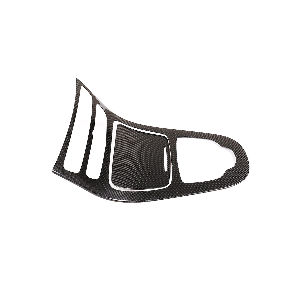 Real Carbon Fiber Center Gear Shift Panel Trim For Benz E-Class W213 2016-18 3