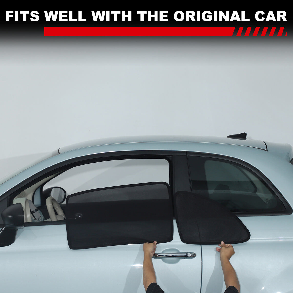 Full Window Screen Full Window Screen Trim Cover For Fiat 500/Abarth 595 695 16+ 17