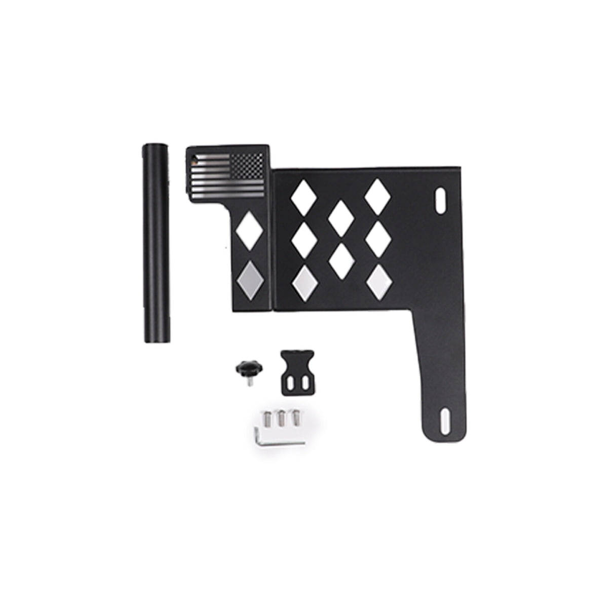 US Flag Tailgate flagpole Antenna Bracket Holder Mount For Toyota FJ Cruiser 07+ 13