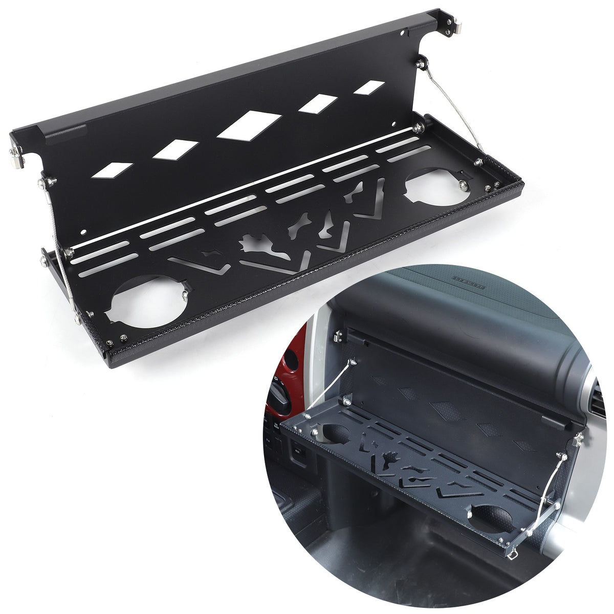 Multi-Functional Storage Rack Molle Panel For Toyota FJ Cruiser 2007-2021 US 6