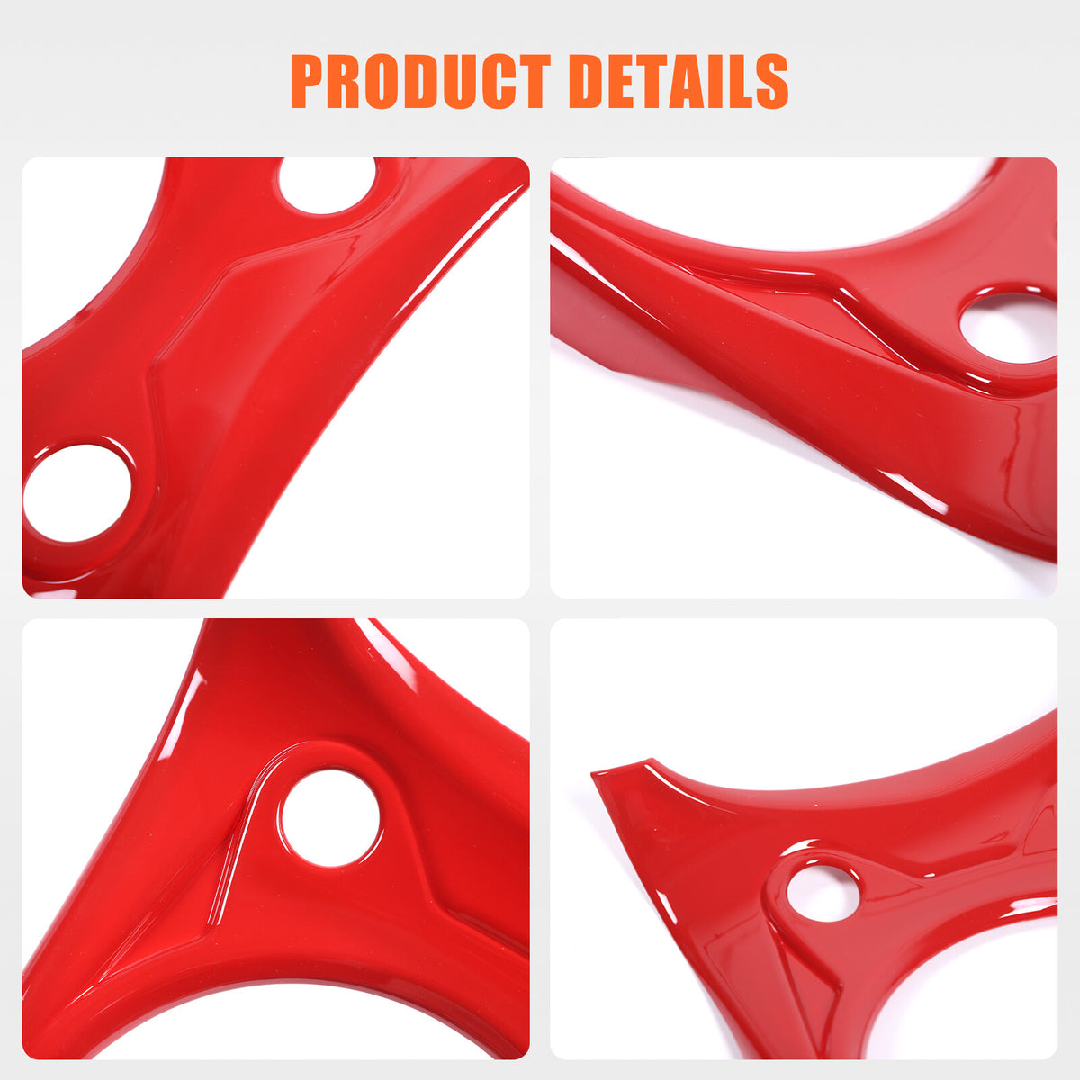 Sport Red ABS Center Console Gear Shift Frame Trim For Nissan 370Z MT 2009-2020 18