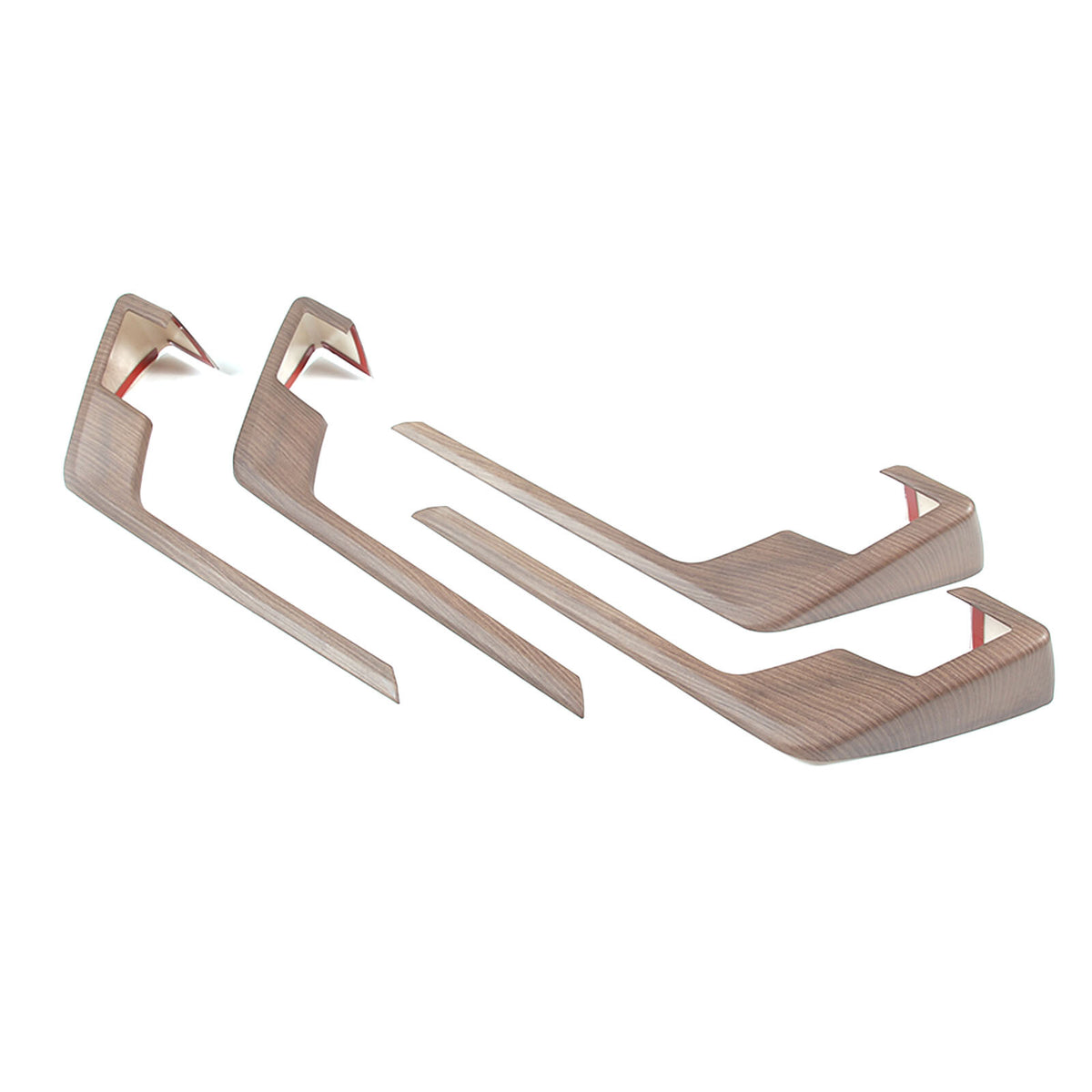 Pear Wood Interior L Strip Door Panel Trim For Toyota Tundra Sequoia 2022-26 US 17
