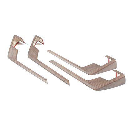 Pear Wood Interior L Strip Door Panel Trim For Toyota Tundra Sequoia 2022-26 US 17
