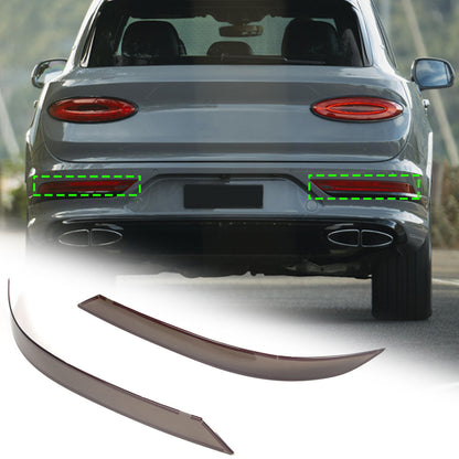 Smoked Rear Tail & Fog Light Blackout Taillight Cover For Bentley Bentayga 21-23 7
