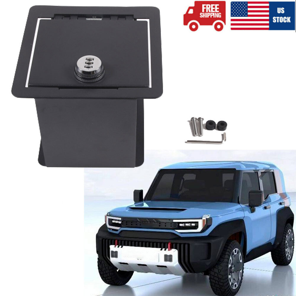 Center Console Gun Safe Storage Box Compatible with Toyota FJ Cruiser 07-21 1