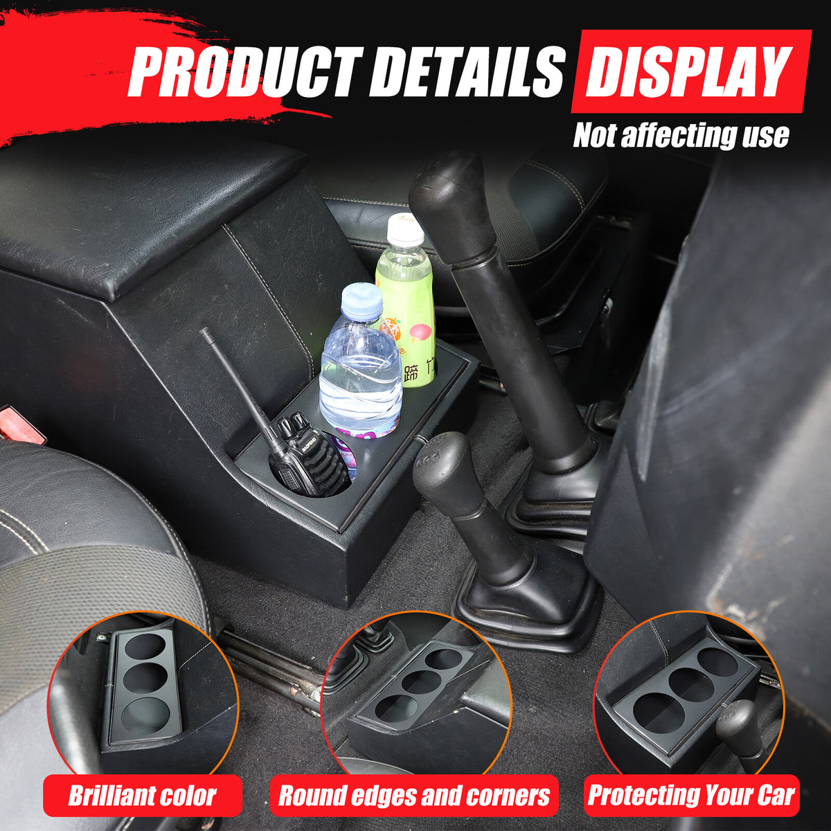 Center Console Cup Holder Insert Box Tray For Land Rover Defender L316 2004-18 3