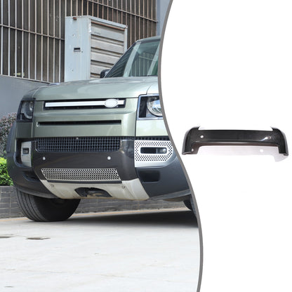 Real Carbon Fiber Front Bumper License Plate Base Trim For LR Defender L663 20+ 4