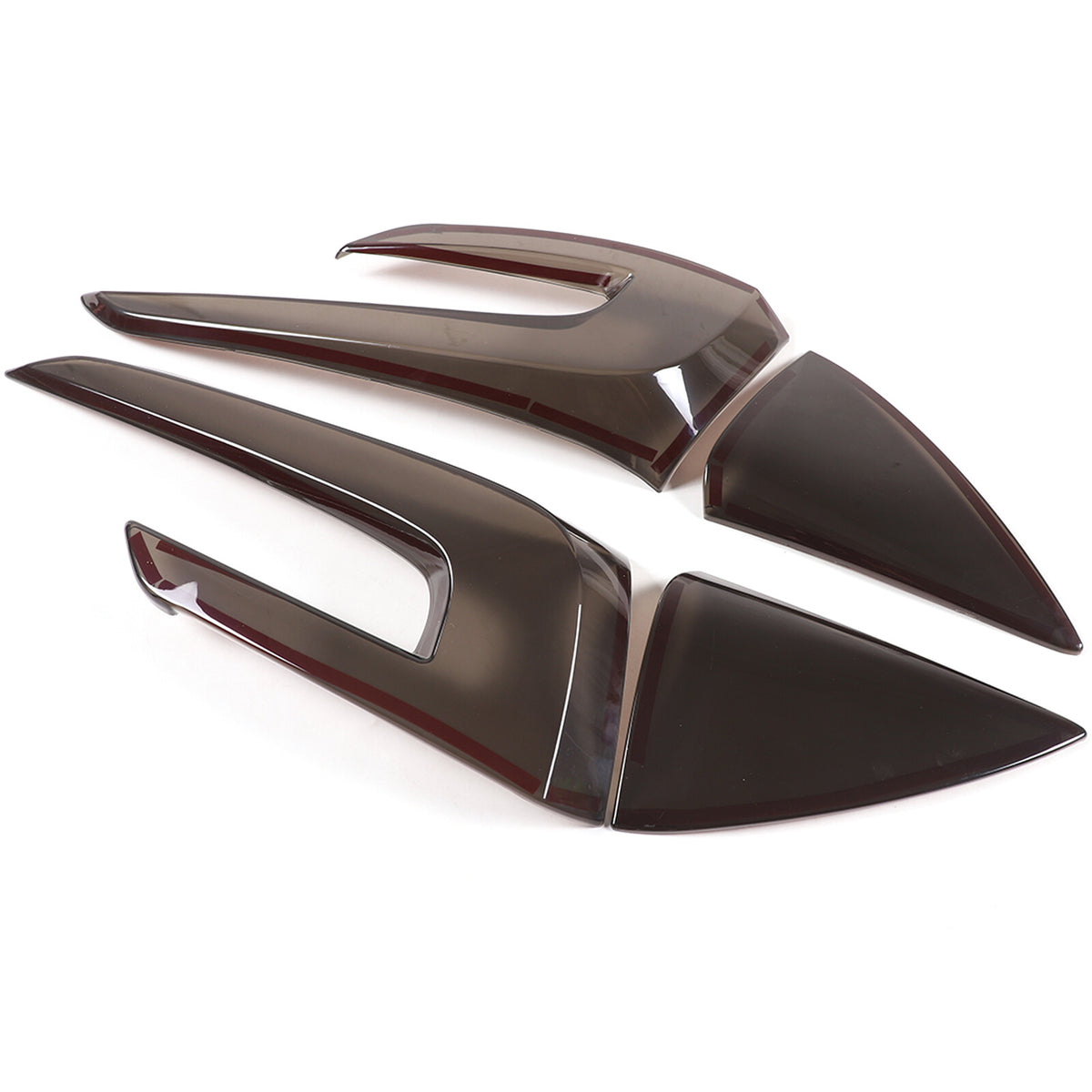 Smoked Blackout Tail Light Lamp Cover Overlay Trim For Tesla Model 3 23+ 18