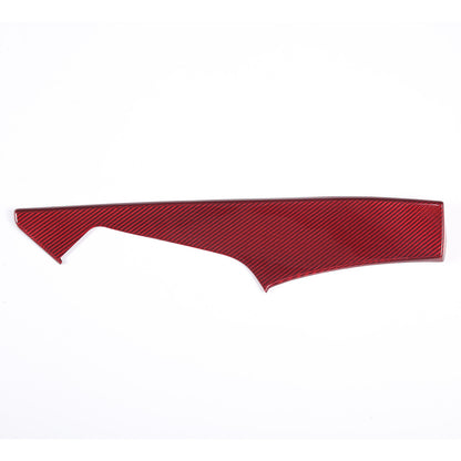 Red Carbon Fiber Interior Cab Door Panel Decoration Cover For C7 Corvette 14-19 10