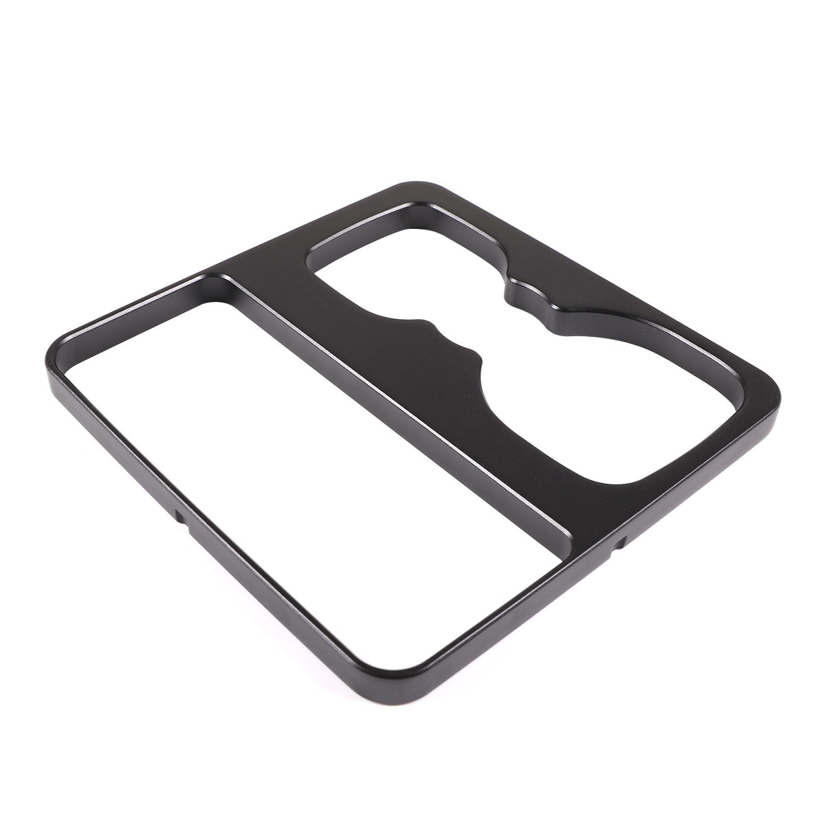 Black Aluminum Cup Holder Spacer Riser For Land Rover Defender L663 2020-2021 4