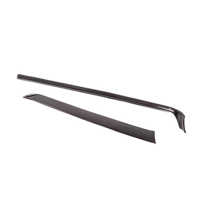 ABS Carbon Fiber Air Conditioning Side Panel Trim For Corvette C8 2020-25 7
