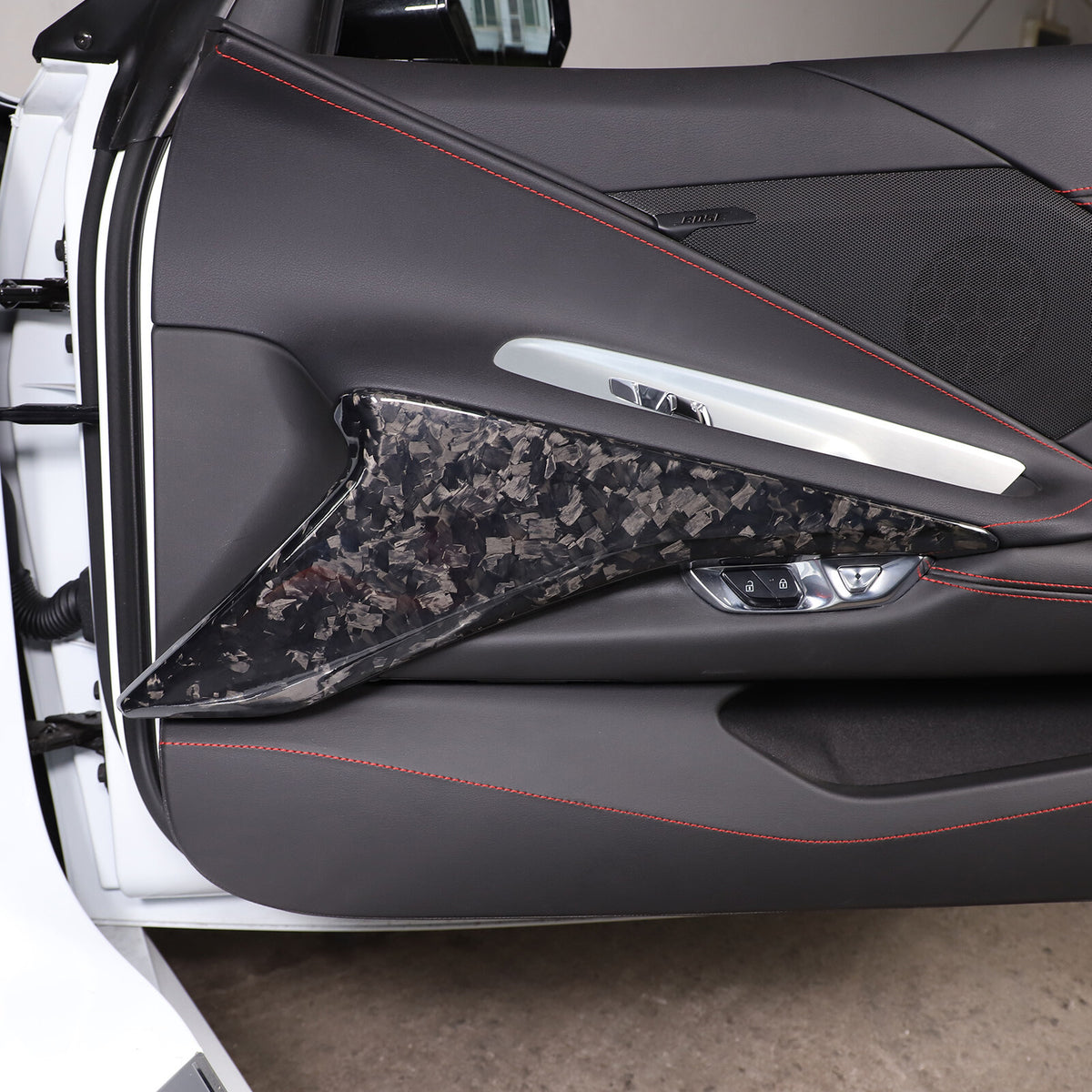 Forged Real Carbon Fiber Full Interior Set Cover Trim Kit For Corvette C8 20-25 - Variants 16-20 35