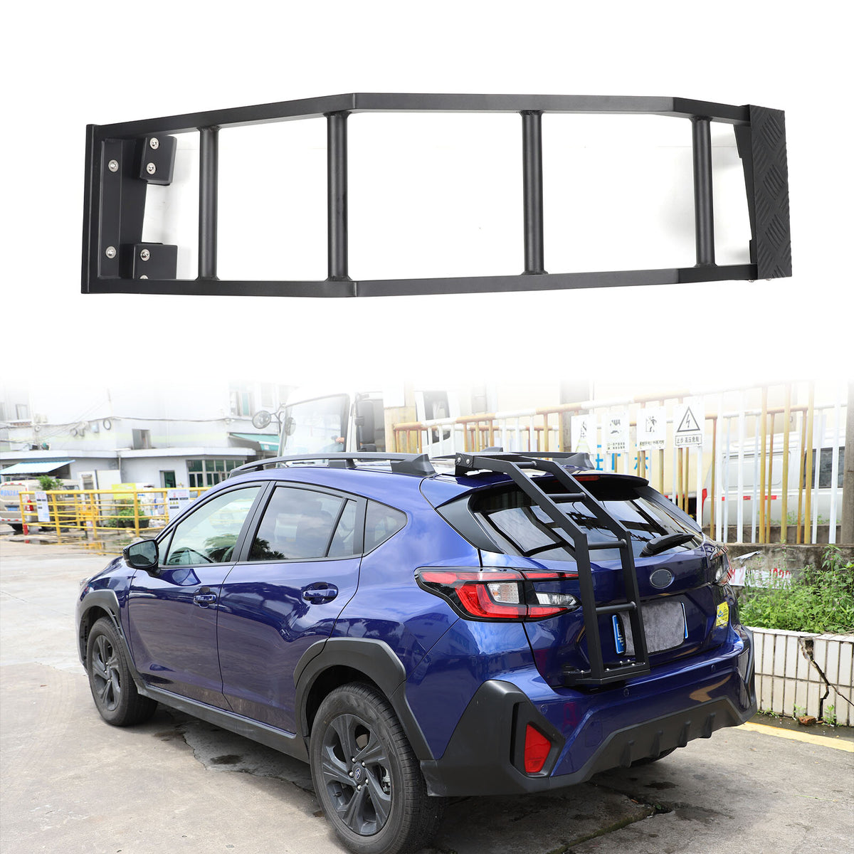 Back Rear Roof Ladder Tailgate Driver Side Rack For Subaru Crosstrek 2024+ US 6