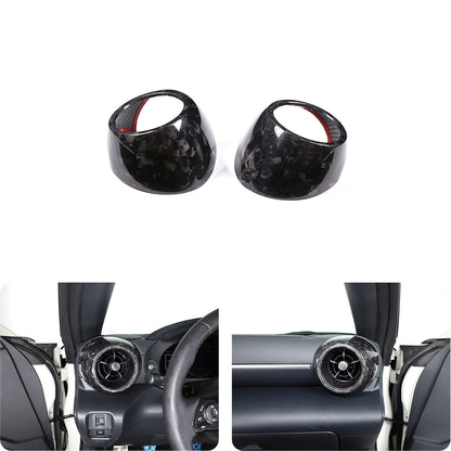 Forged Carbon Dashboard Side Air Outlet Vent Cover Trim For Subaru BRZ 2022 1