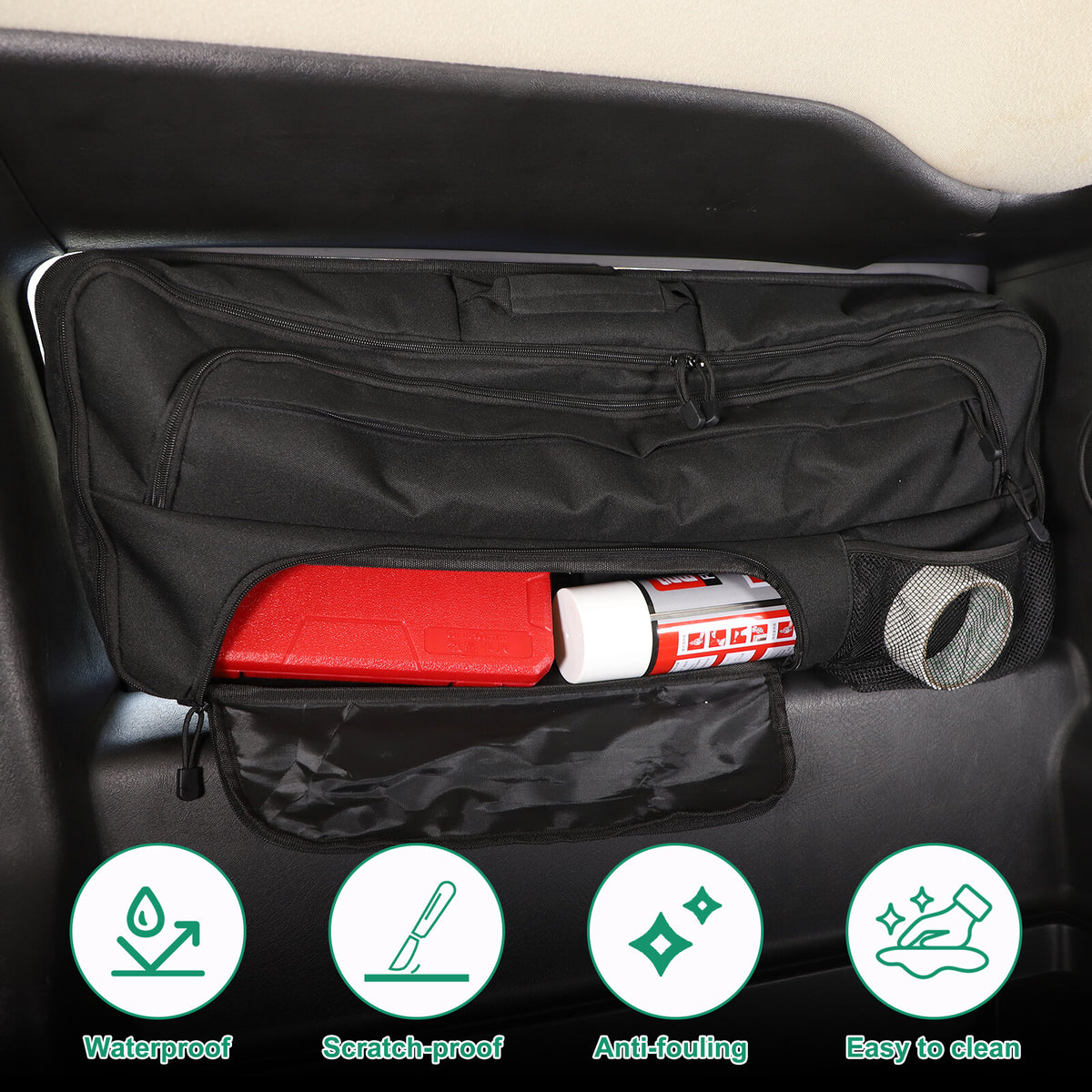 Trunk Right side window Storage pack Bag For Hummer H2 2003-09 8