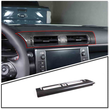 Carbon Fiber Central Air Vent Panel Frame Trim For Toyota 86/Subaru BRZ 2022+ US 11