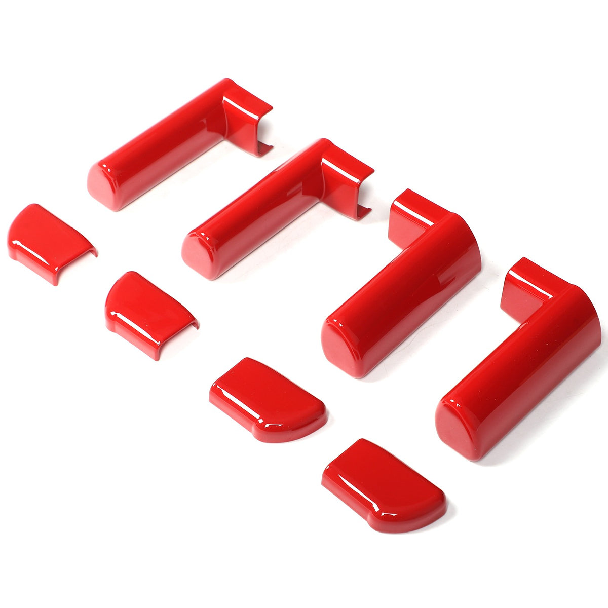Sport Red ABS Inner Interior Door Handle Cover Trim For Hummer H2 2003-2007 US 16
