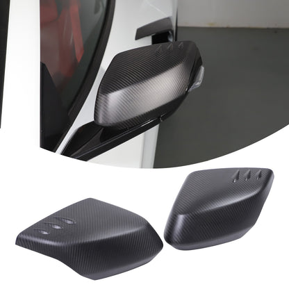 Matte Real Carbon Fiber Interior Exterior Trim Cover For Corvette C8 2020-25 122