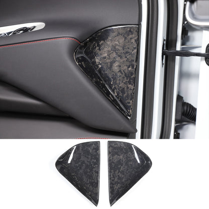 Forged Carbon Fiber Dashboard Side Air Outlet Vent Cover Trim For Corvette C8 14
