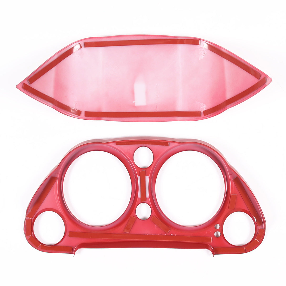 Red ABS Instrument AC Switch & CD Panel Cover Set For Mitsubishi ECLIPSE 2006-11 21