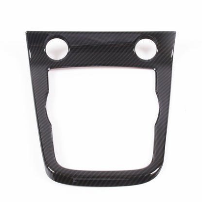 ABS Carbon Fiber Interior Center Console Trim Cover Kit For Jaguar F-TYPE 13-24 3