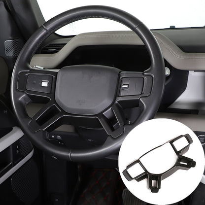 Matte Black Steering Wheel Frame Trim For Land Rover Defender 90 110 2020-23 US 5