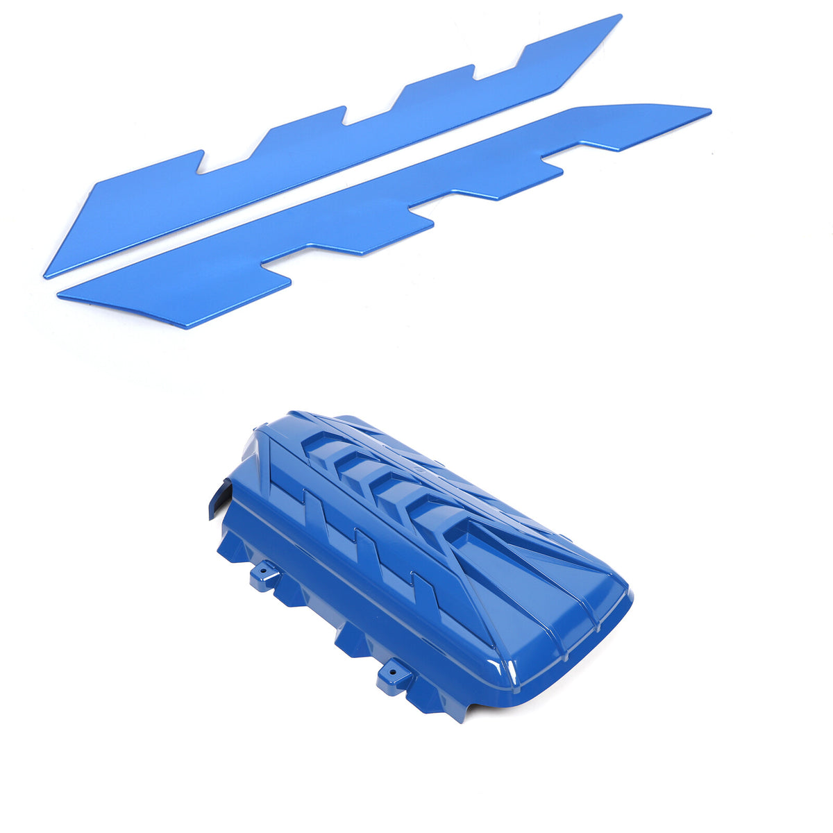 Blue Engine Bay Panel Cover Trim in Edge Blue For Corvette Coupe C8 2020-2026 5