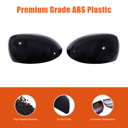 Piano Black ABS Full Wrap Exterior Side Mirror Cover For Nissan Juke 2010-2014 11