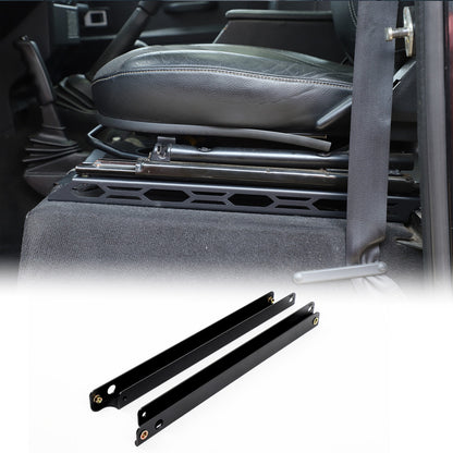 Black Steel Front Seat Adjustment Bracket Trim For LR Defender L316 2004-2018 13