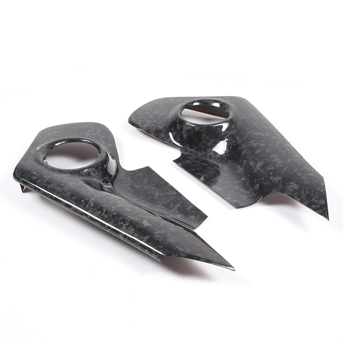 Forged Carbon Fiber Car Door Horn Speaker Panel Cover Trim For Supra A90 2019-24 11