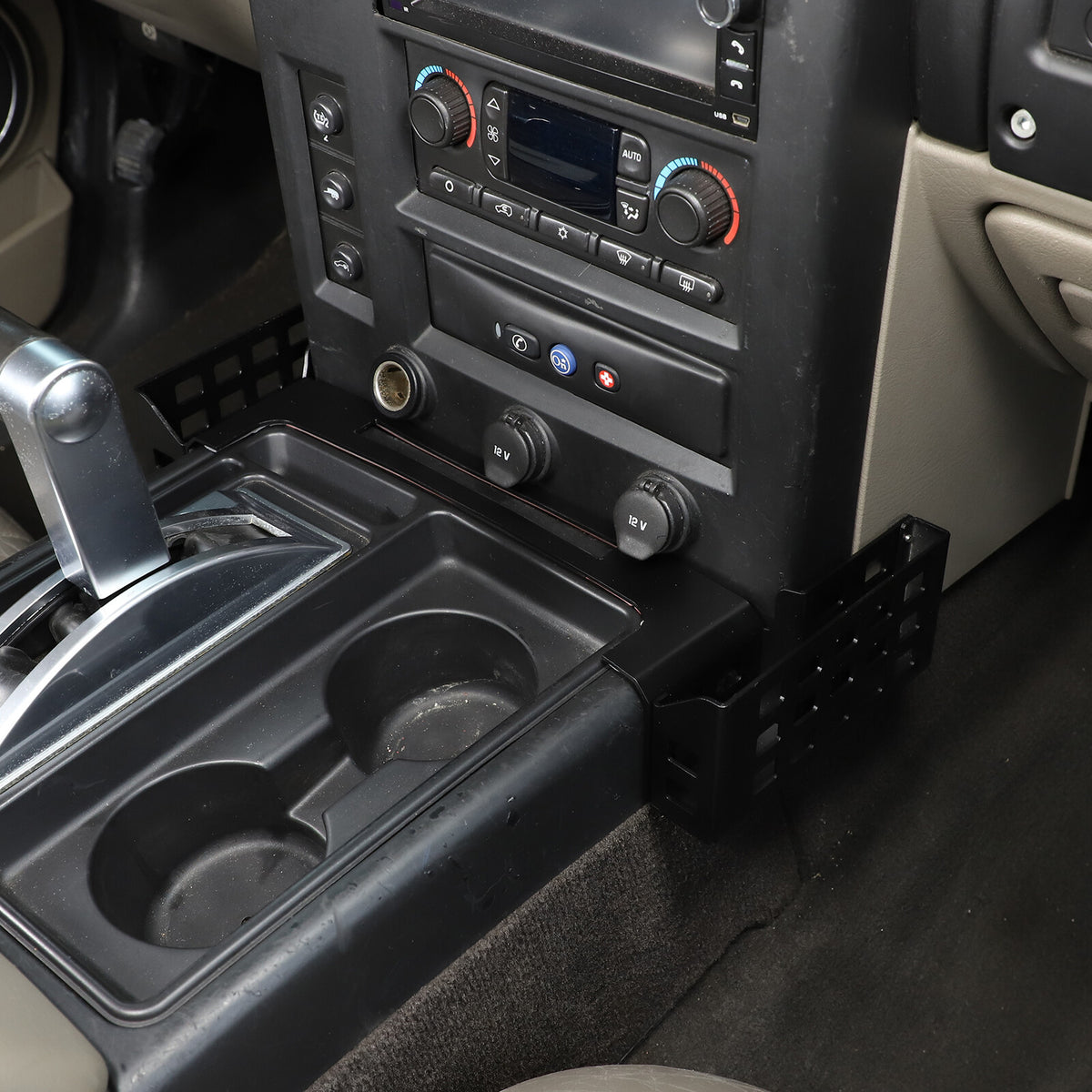 Interior Gear Shift Side Storage Box Two Baskets For Hummer H2 2001-2007 2