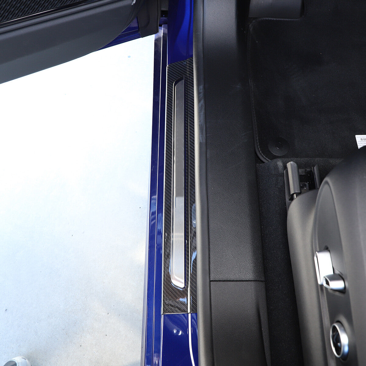 Real Carbon Fiber Scuff Plate Door Sill Cover Protector For Maserati Grecale 22+ 5