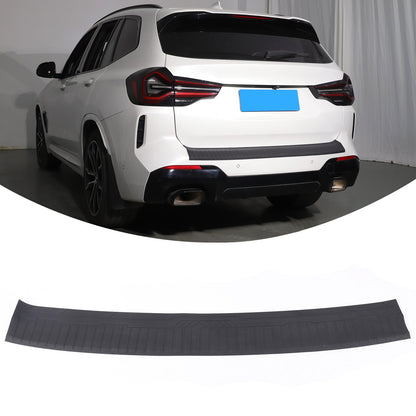 TPE Rear Bumper Protector Sill Guard Trim For BMW X3 G01 2018-2024 2