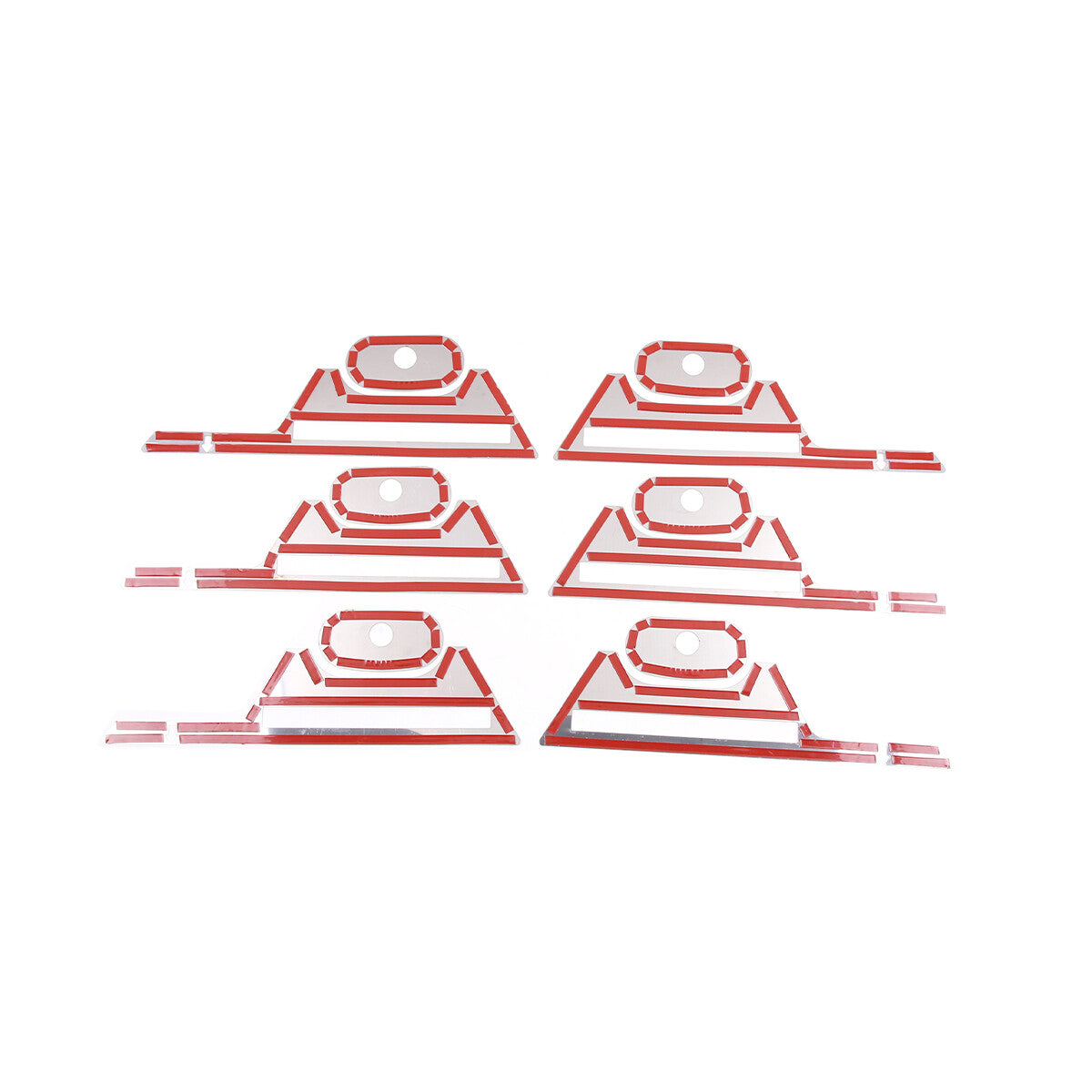 Chrome Steel Exterior Rocker Panel Trim Hood Deck Vent Set For Hummer H2 03-09 70