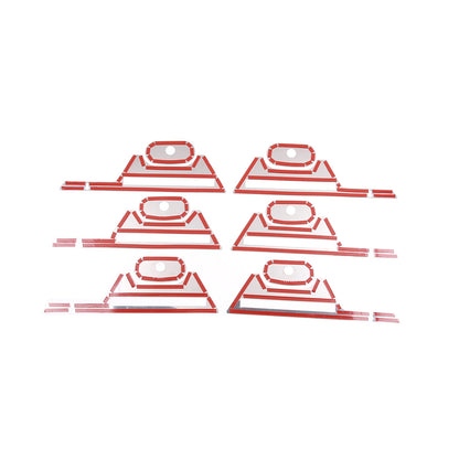 Chrome Steel Exterior Rocker Panel Trim Hood Deck Vent Set For Hummer H2 03-09 70