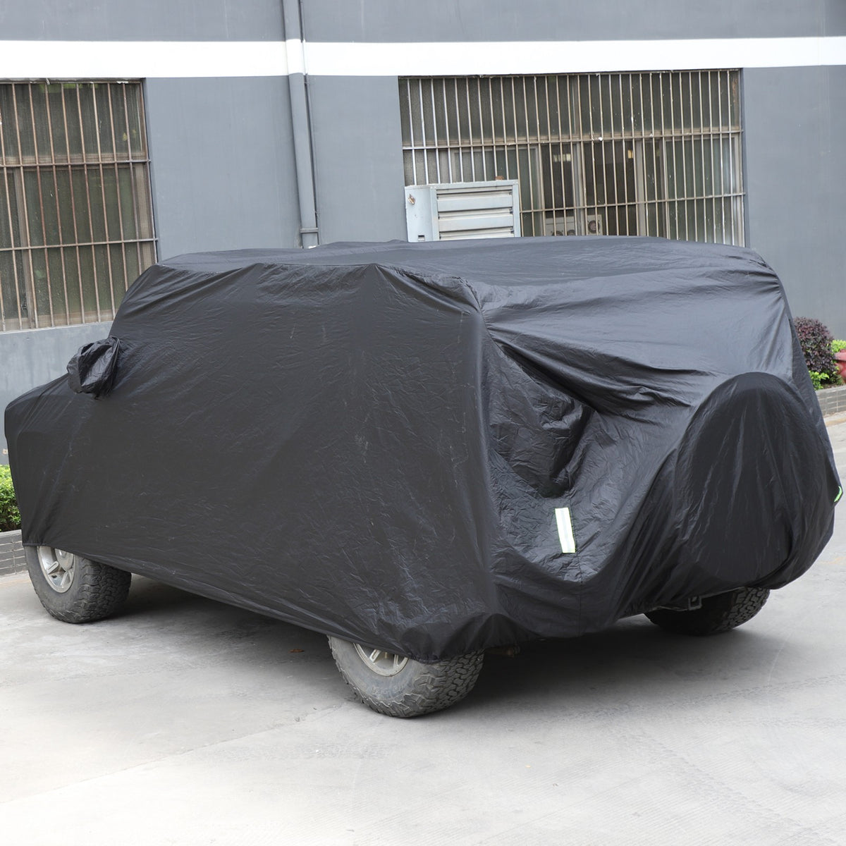 Black Full Car Cover Outdoor Waterproof Sun Car Cover For Hummer H2 2003-2009 20