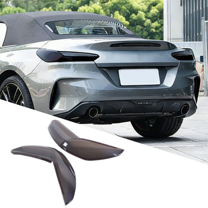 Smoked Black Rear Tail Light Guard Decor Cover Trim Bezels For BMW Z4 G29 2019+ 5