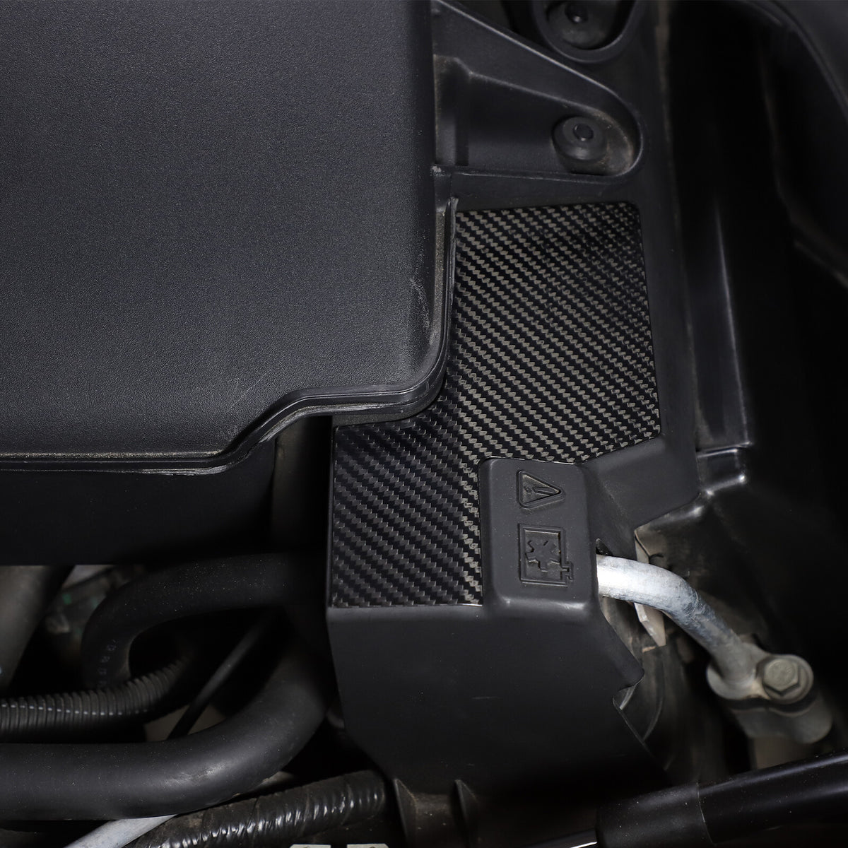 Real Dry Carbon Fiber Intake Manifold Cover Engine Set For Corvette C6 2005-13 18