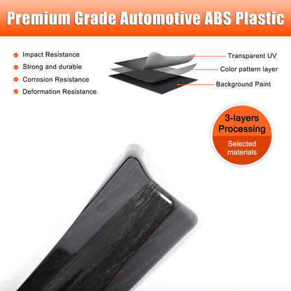 Black Grain Center Console Dashboard Cover Trim for BMW X1 U11 2023-2025 4
