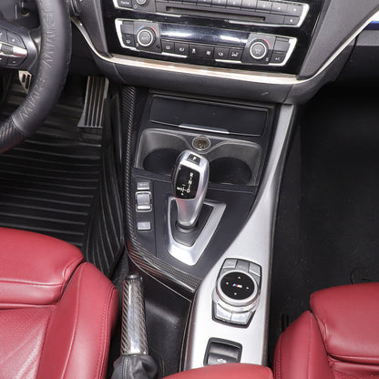 Real Carbon Fiber Gear Shift Side Trim L Strip For BMW 2 Series F22 F23 2014-19 14