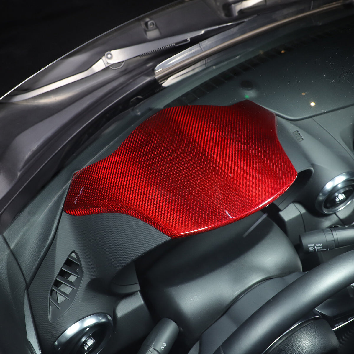 Real Carbon Fiber Interior Dashboard Instrument Trim For Mazda MX-5 Miata 16-23 22