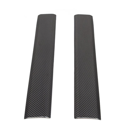 Real Carbon Fiber Car Door Sill Protector Step Trim For Tesla Model S 2023-24 8