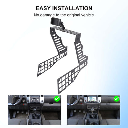 Center Molle Panel Digital Device Mount Clip For Nissan Frontier D40 2009-2017 15