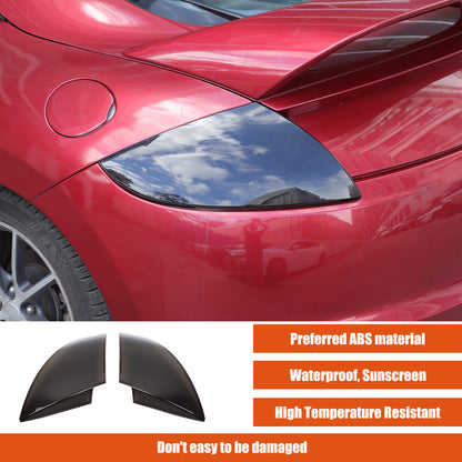 Smoked Black Rear Tail Light Guard Cover Trim For Mitsubishi Eclipse 2006-11 7