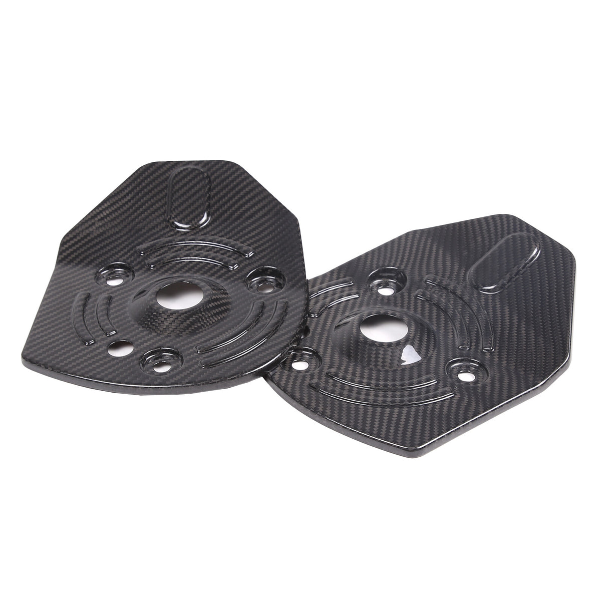 Real Carbon fiber Engine Bay Corner Shock Tower Cover Trim Set For Corvette C8 20