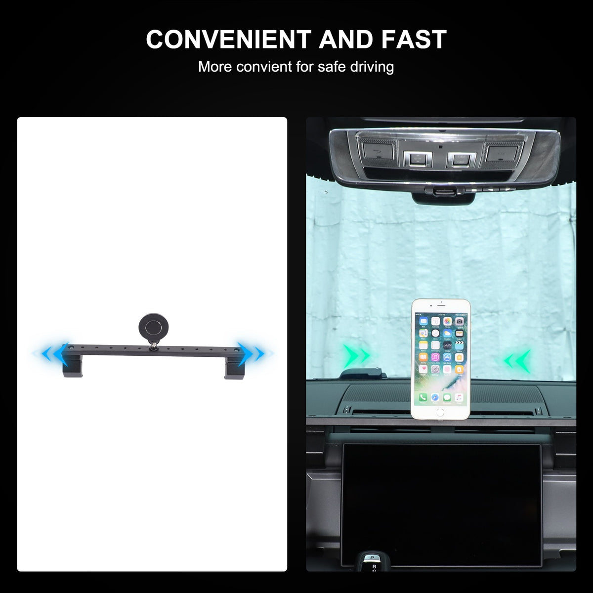 Center Console Multifunctional Phone Mount Bracket For LR Defender L663 2020-23 10