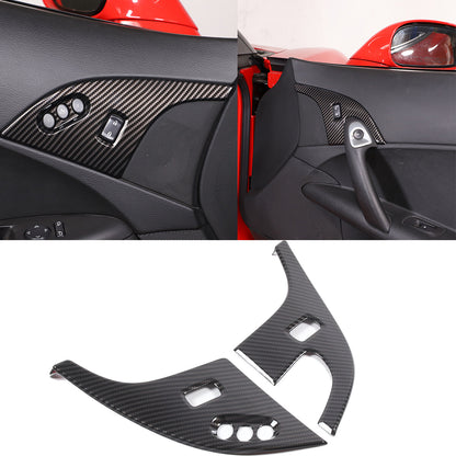 ABS Carbon Fiber Interior Exterior Cover Trim Kit For Corvette C6 2005-2013 49