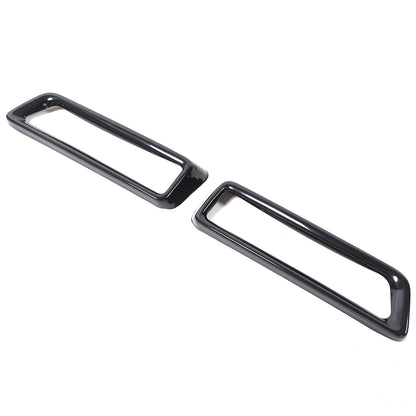 Glossy Black Rear Exhaust Tail Pipe Cover Trim For Cadillac Escalade 2021-2024 8