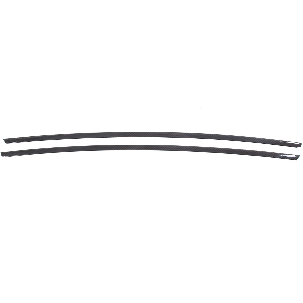 Real Carbon Fiber Door Window Sill Trim Decor Strips For Corvette C6 2005-2013 16